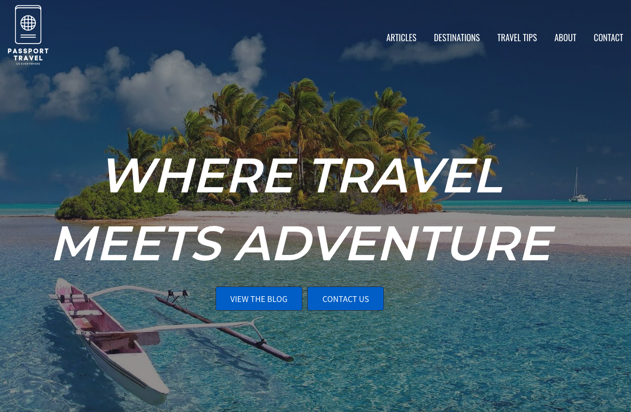 Travel Website